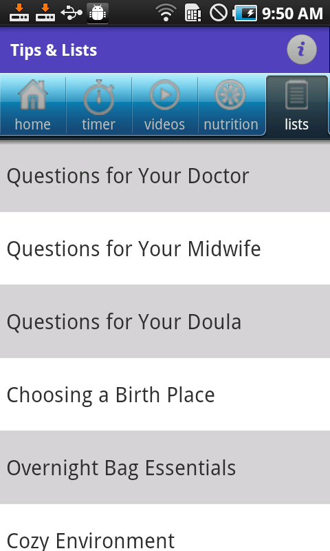 iBirth Pregnancy App (Contraction Timer & Labor Position Videos) - Thumbnail 7