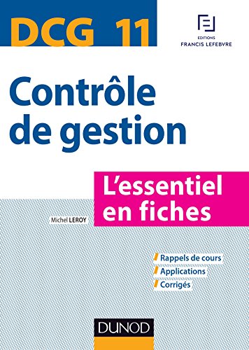 Download DCG 11 - Contrôle de gestion - L'essentiel en fiches