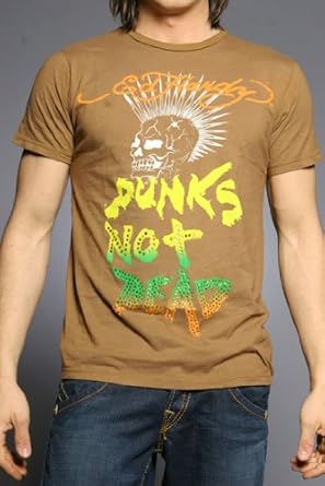 ed hardy punks not dead hoodie