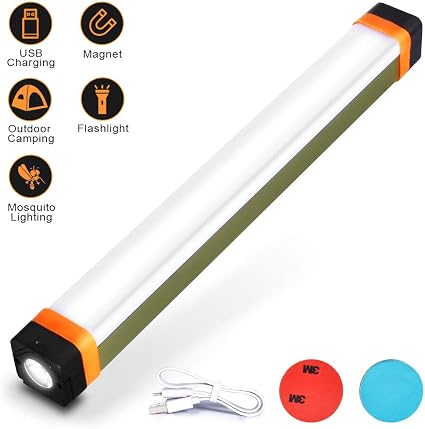 LETOUR Camping Lantern, USB Rechargeable LED Camping Light