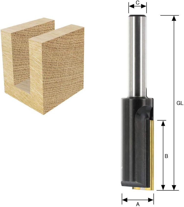 ENT 20050 Reversible Knives - Straight Cutter TC Shank (S) 8 mm, Diameter (D) 20 mm, NL 30 mm, Z1, GL 74 mm - Image 3