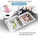 Mribo 5 Packs Trap Hair Catcher Bathtub 2-in-1 Silicone Drain Tub Stopper, Strainers for Floor, Kitchen, Laundry, and Bathroom