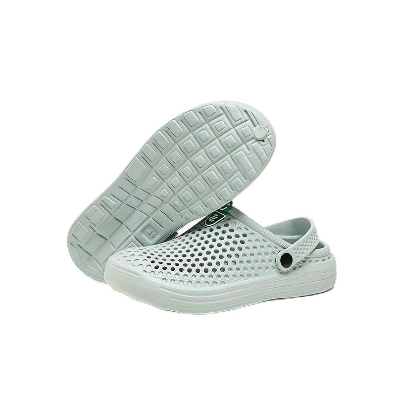 Plus Size Men's Fashion Clogs, Slip-on Closed Toe