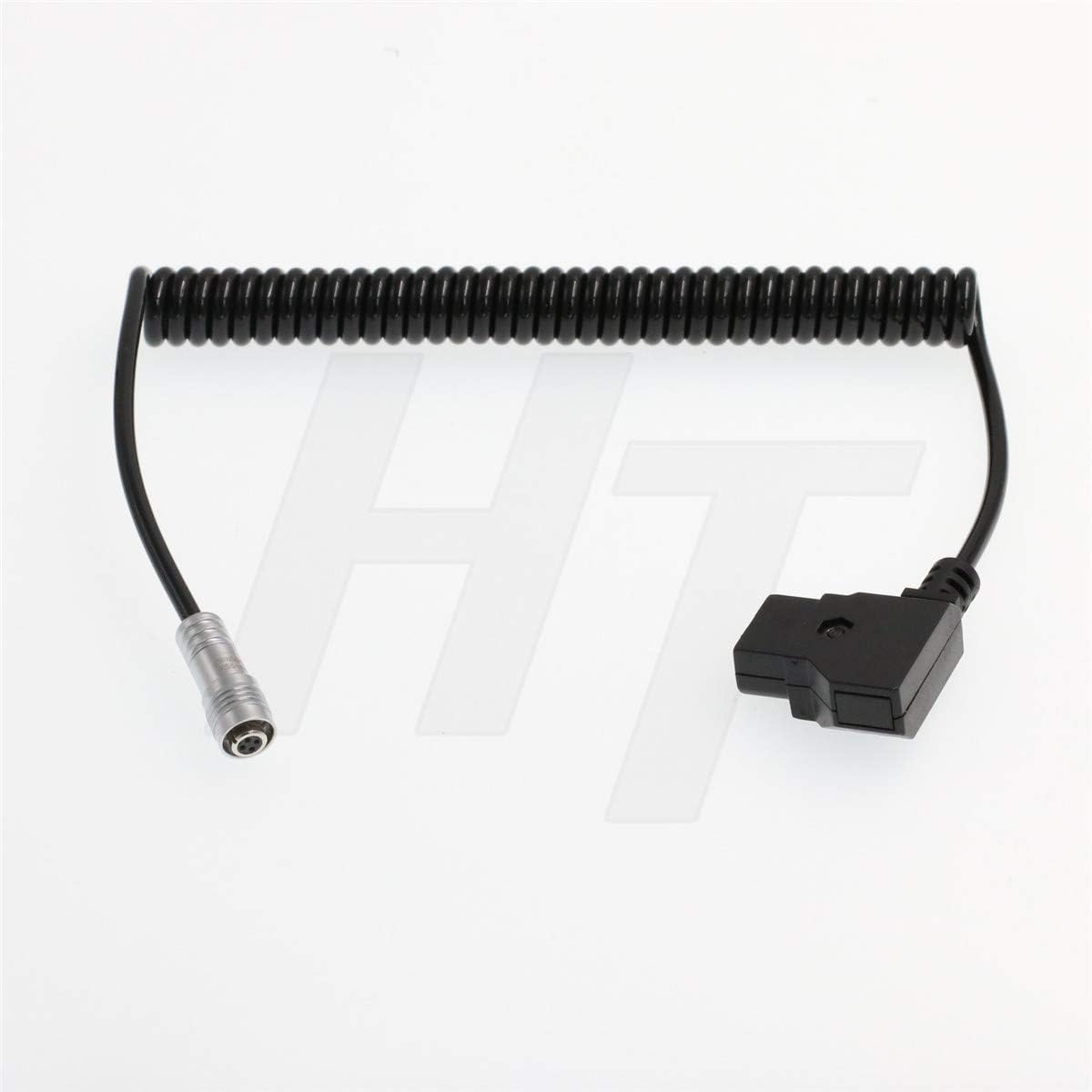 HangTon BM5 BM7 HH7 HS7T Monitor D-Tap 4 Pin Power Cable for PortKeys, Gold, straight - Image 4