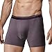 Separatec Men's Separate Pouch Fast Dry Striped Boxer Briefs Underwear 3 Pack(L,Blue/Black/Wine)