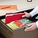 Smead Colored File Folder, 1/3-Cut Tab, Legal Size, Red, 100 per Box (17743)