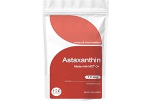 Astaxanthin, 4 Month Supply, Astaxanthin 12mg Antioxidant Supplements Supports Eye, Skin, Antioxidant, Joint, Circulatory Hea