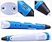 New Magic 3d printer pen Drawing 3D Pen With free 3Color ABS filament 3D Printing 3d pens(Blue)