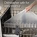 EasyLiner Clear Classic Shelf Liner - Durable Non Adhesive Fridge Liner - Easy to Install & Clean - Kitchen Liner Mat for Fridge Shelves - Food Safe Removable Shelf Liner - 20in. x 4ft. - Clear