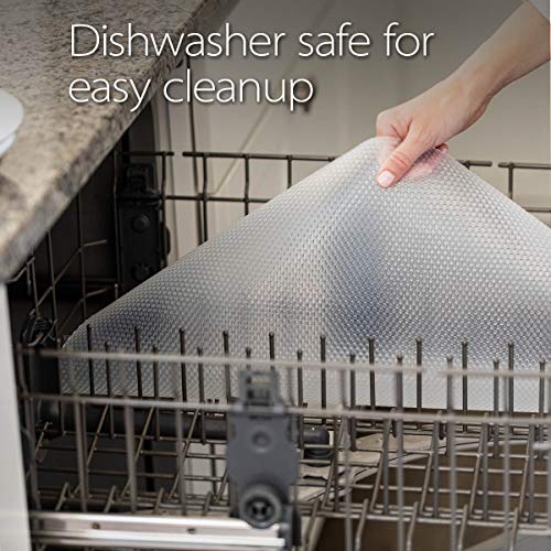 Duck Brand Clear Classic Easy Shelf Liner, Non-Adhesive, 20 ft. Roll, - Thumbnail 3