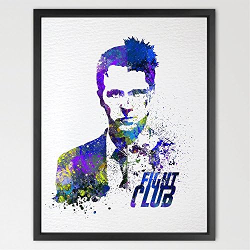 Dignovel Studios 8X10 Fight Club Inspired Watercolor print illustration Art Print Kids Art N191