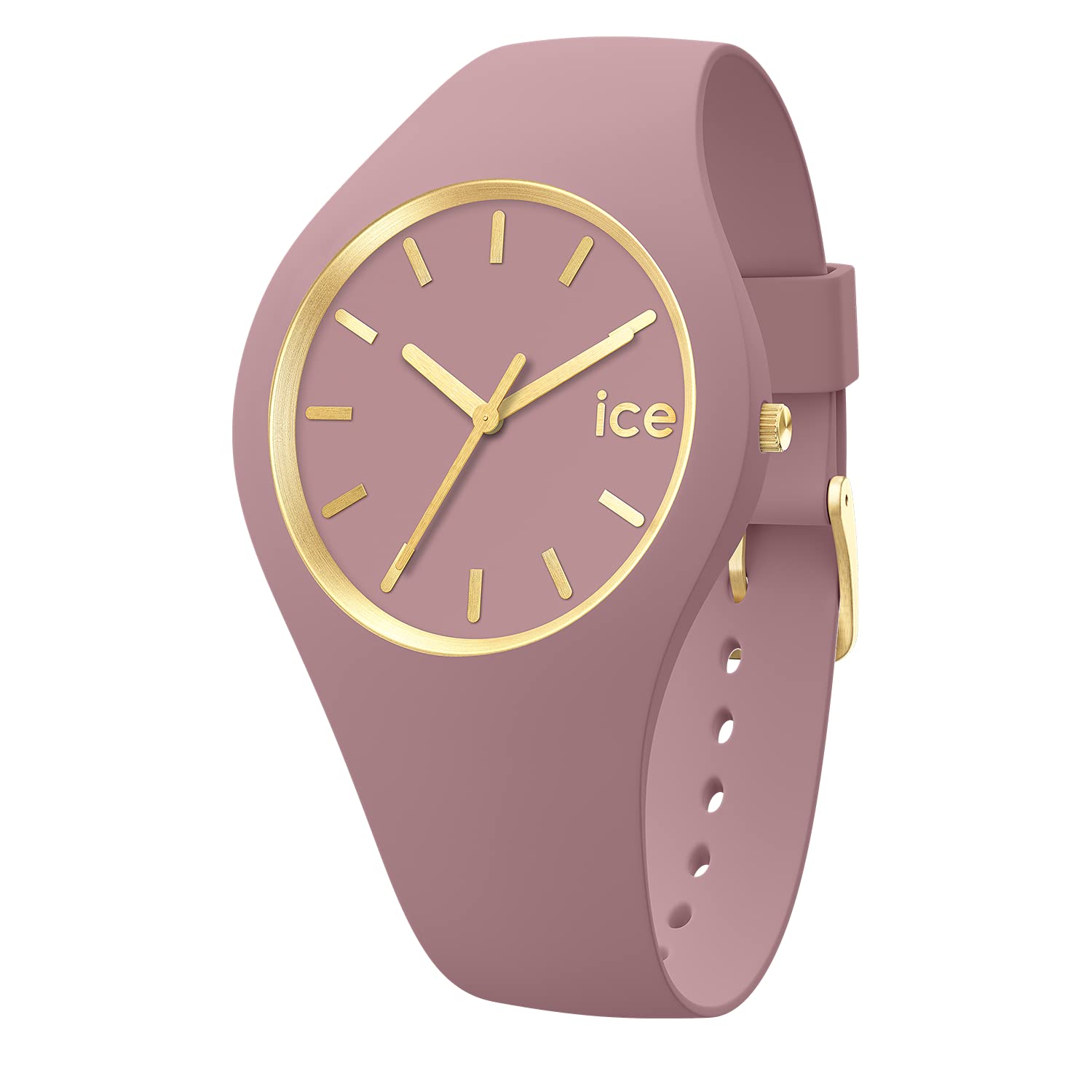 ICE-WATCH - ICE glam brushed Fall rose - Women's wristwatch with silicon strap - 019529 (Medium)