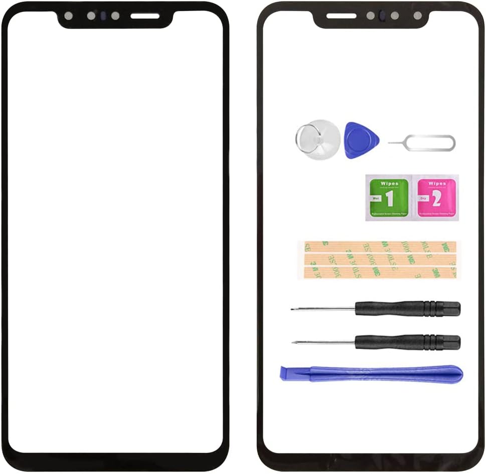 LADYSON Outer Glass Screen Replacement for LG G8s ThinQ LM-G810 6.21" Repair Kit