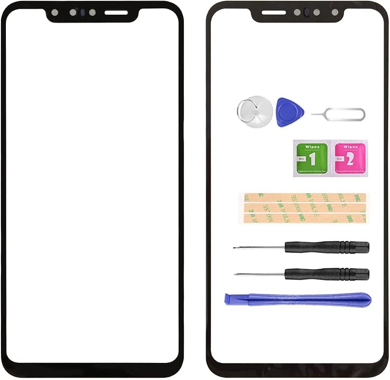 LADYSON Outer Glass Screen Replacement for LG G8s ThinQ LM-G810 6.21" Repair Kit