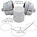 Aqua Elegante Luxury Shower Filter - 6 Month Cartridge And Filters, Best To Remove Chlorine - Head Softener For Hard Water Showerhead - Chrome