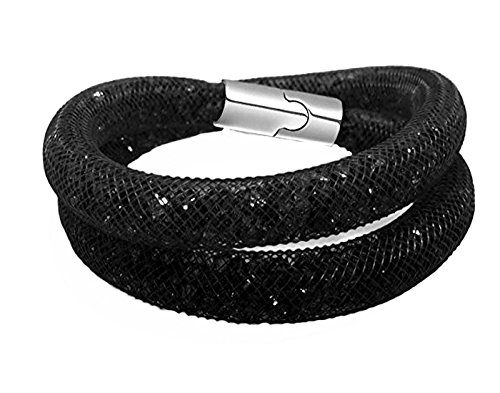 Crystal Mesh Bracelet / Necklace (16-1/2