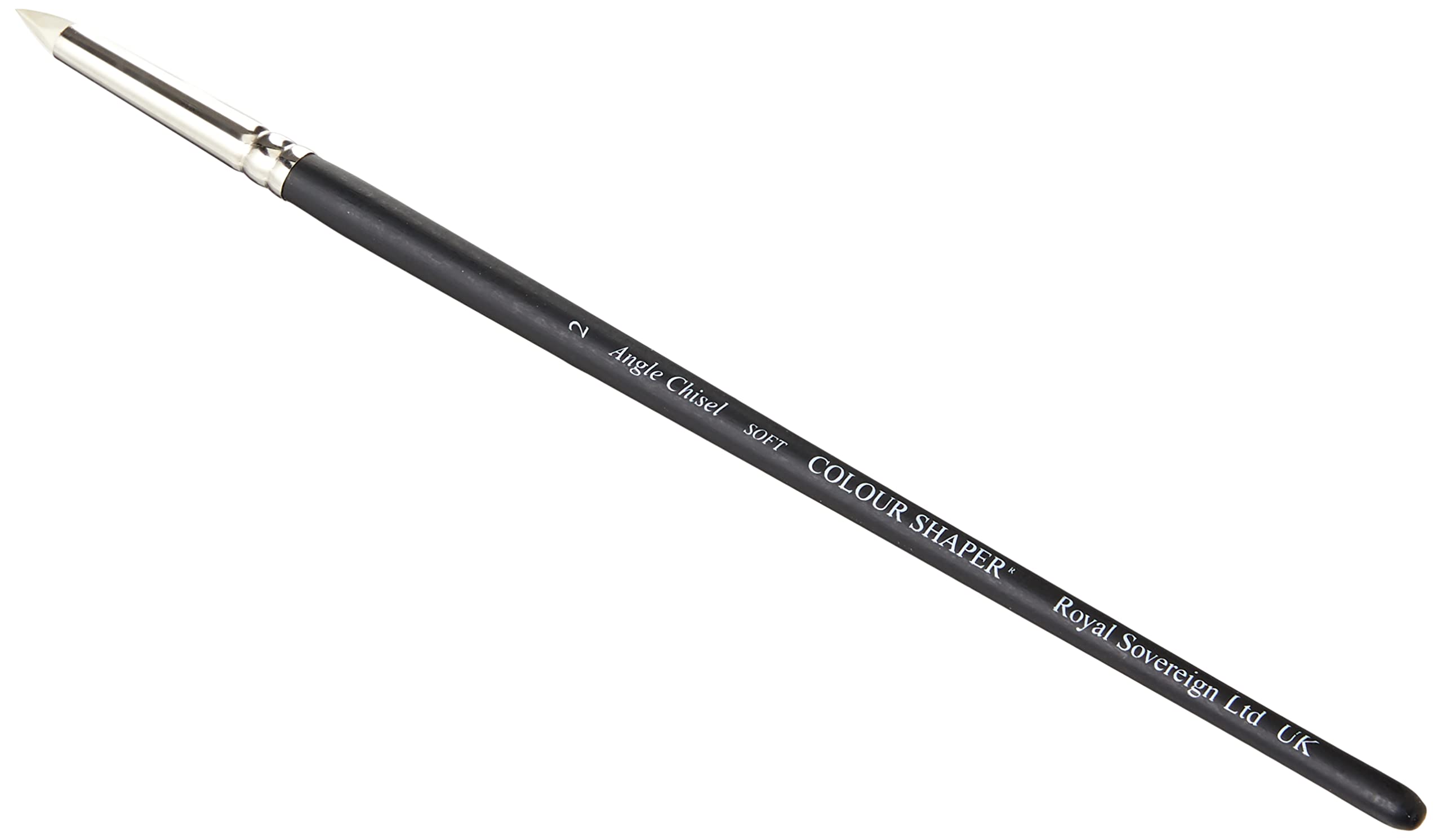 Colour Shaper Angle Chisel Soft Ivory Painting Shaper Brush (Size 2), White