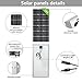 ECO-WORTHY 100 Watt Solar Panel Off Grid RV Boat Kit - 100 Watt Solar Panel+20A LCD Display Charge Controller +Z Brackets