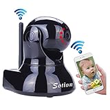 SOTION 960P IP Internet Network WiFi Wireless Home Security Surveillance Video Camera System, Baby and Pet Monitor with Cry / Sound & Motion Detection, Two Way Audio & Night Vision