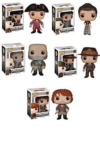 Outlander Claire, Frank, Black Jack Randall, Jamie Frase, Dougal MacKenzier Pop! Vinyl Figures Set of 5