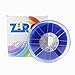 ZIRO Semi-Transparent PLA Filament 1.75mm, 3D Printer Filament PLA PRO Transparent 1.75 1KG(2.2lbs) Spool, Dimensional Accuracy +/- 0.03mm, Clear Material, Translucent Blue