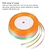 Shappy 300 Yards Double Sided Fabric Ribbon Silk Satin Roll, 12 Colors (10 mm Wide)