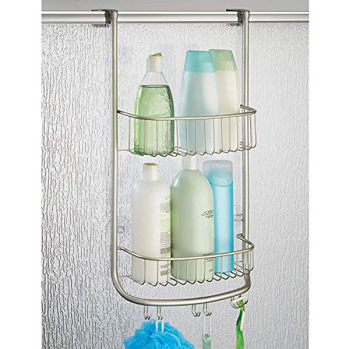 iDesign Shower Caddy Over the Door, Small Hanging Bathroom Organiser