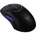 Rapoo VT9PRO 4K Wireless Gaming Mouse, PAW 3398 Sensor, 26000 DPI, 4KHz Polling Rate, 0.25ms Response Time, Lightweight, 10 Programmable Buttons, 180h Battery Life, On-Board Memory, PC - Black