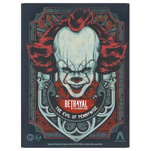 Hasbro Gaming Avalon Hill Betrayal at the Neibolt House: The Evil of Pennywise…