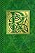 Celtic Letter R Vintage Irish Monogram Journal: Green Gold Celtic Knot Name Initial Diary Blank Line by Celtic Connections