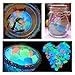 Oubest Fish Tank Rocks Glow Multi-Colored Glow in The Dark Pebbles for Fish Tank Aquarium Garden Plant Pots Bonsai Walkway Driveway(200 Pcs, Multi-Colored)thumb 3