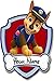 Paw patrol, Chase shield your name 3D Wall Decal Sticker giant 18