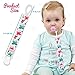 Liname Neutral Pacifier Clip - 3 Pack Pacifier Clips for Boys & Girls - Binky Holder Soothie Paci Clip Binkie Clip - Unisex Pacifer Clip - Baby Pacifier Clip and Pacifier Holder