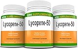 3 Bottles Lycopene 50mg 270 Total Capsules KRK Supplements