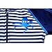 Baby Beach One-Piece Swimsuit UPF 50+ -Sun Protective Sunsuit,Blue Striped,12 Months