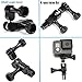 Gurmoir Aluminum Alloy 360 Degree Rotation Ball Joint Mount Swivel Arm Mount For Gopro HERO 7/Hero 6/Hero 5/HERO (2018)/ 5 4 Session/ Hero 4 3/ YI and More Action Cameras
