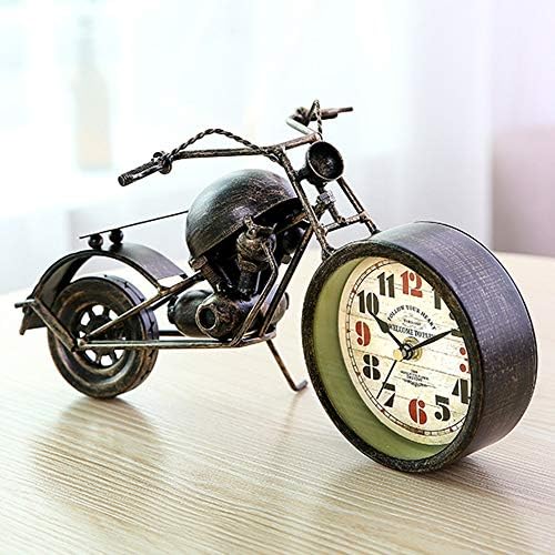 オートバイの時計クリエイティブホーム芸術的な装飾クリエイティブギフト金属工芸品 時計機構