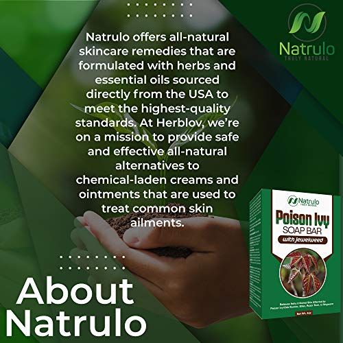Natrulo Poison Ivy Soap Bar All Natural Poison Ivy Treatment Anti