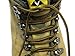 54 Inch Brown-Black Rugged Polyester Hiking Boot Laces Shoelaces (2 Pair Pack)
