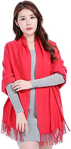 Women Winter Thicker Scarves Solid Imitation Cashmere Scarves Warm Shawl