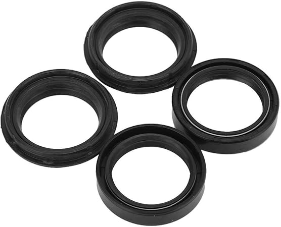 Amazon Aramox フォークオイルシール 4本 オートバイフロントフォークダンパーオイルシール 長寿命 ホンダcb1100 Cb400f Cb600f用 フォークオイルシール 車 バイク