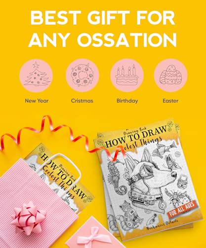 Drawing Book How to Draw Coolest Things Mechanics Details: This Step-By-Step Guide Will Teach You How to Draw Shading, Textures, Anatomy, Sea Animal, Plants, Steampunk