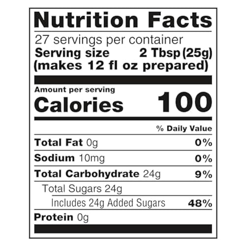 LIPTON ICED TEA MIX, PEACH SWEETENED ICED TEA, MAKES 10 QUARTS