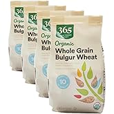 365 by Whole Foods Market, Organic Whole Grain Bulgur Wheat, 8.8 oz (Pack of 4)
