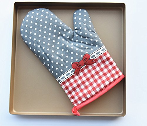 Golden Bakeware Alloy Nonstick Baking Pan 11" 11" + Bowknot Oven Gloves 3 Golden Bakeware Alloy Nonstick Baking Pan 11" 11" + Bowknot Oven Gloves - Image 4