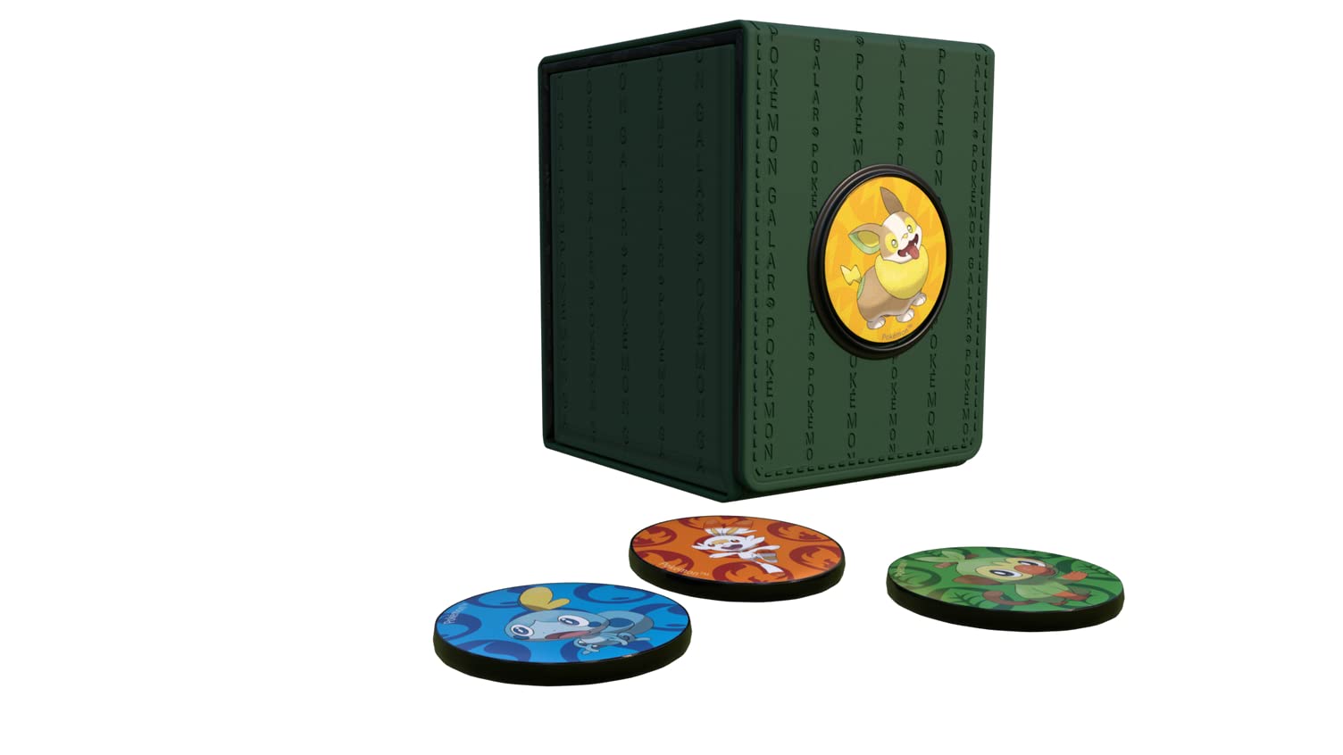 Ultra Pro - Galar Alcove Click Deck Box For Pokemon, MTG, Baseball, Basketball, Soccer and other Trading Cards or Board Games