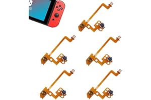 MYPUQIAO 5 Sets L- Button Key Ribbon Flex Cable Replacement for Nintendo Switch Joycon NS Left Joycon Controller(Joycon-L)