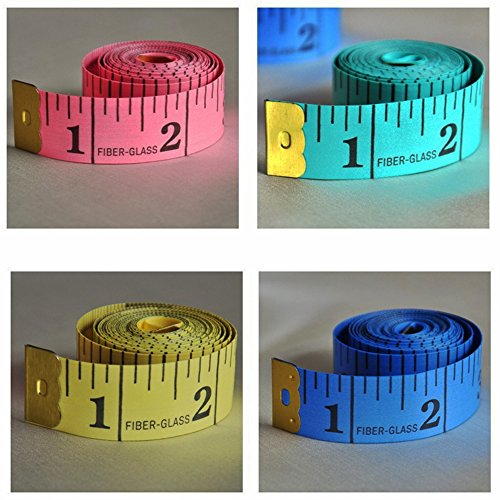PRALB 25pcs 2Scale (12Inch and 30CM) Wood Rulers Wooden Ruler School Rulers Office Rulers and 6Pcs Clothing Measuring Rulers,Soft Tape Measure for Office and Home - Thumbnail 6