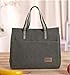 Canvas Lunch Bag Tote Insulated Cooler Travel Picnic Box Storage Bag Lunch Kit, Army Green