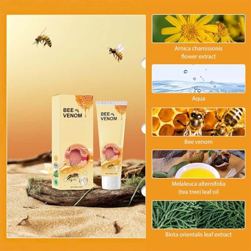 OKNIAO NEW BEE VENOM REPAIR CREAM,HYDRATING MOISTURIZING CREAM,PROFESSIONAL BEE VENOM MOISTURIZING CREAM,PROFESSIONAL BEE VENOM CREAM PROVIDES FOR ALL PARTS OF THE BODY, ALL SKIN (3PCS)